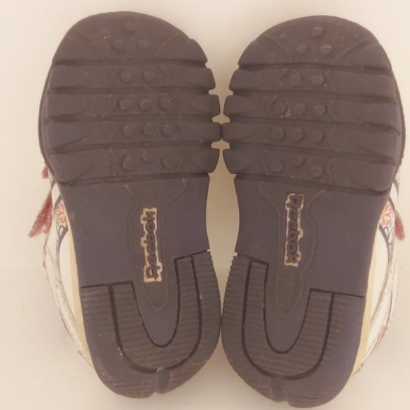 REEBOK | Baby Toddler Girls Running Shoes Purple White Size 4 - Picture 7 of 8